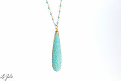 18" Turquoise Gem Necklace